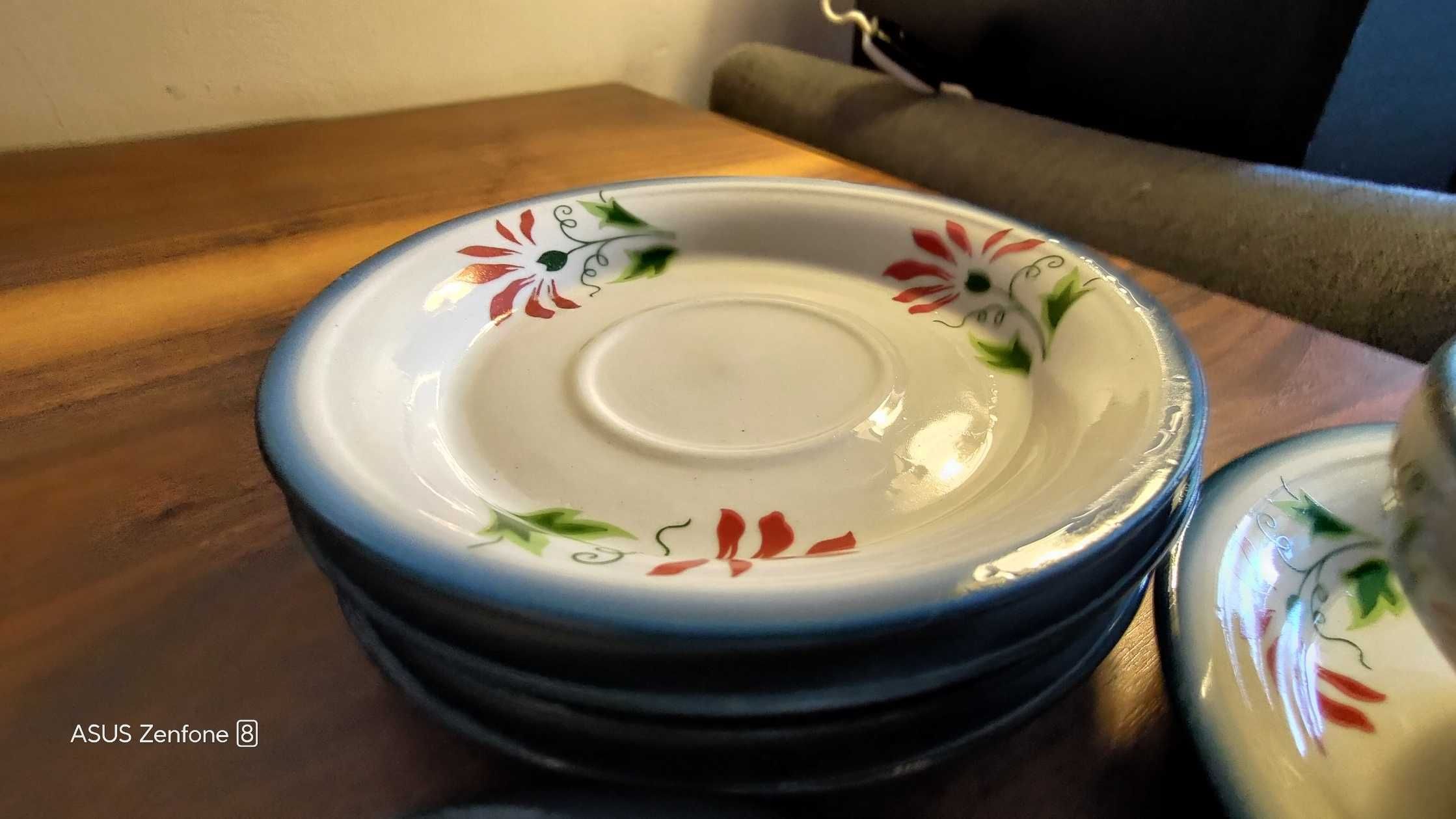 Porcelit talerzyki i filiżanki Chodzież