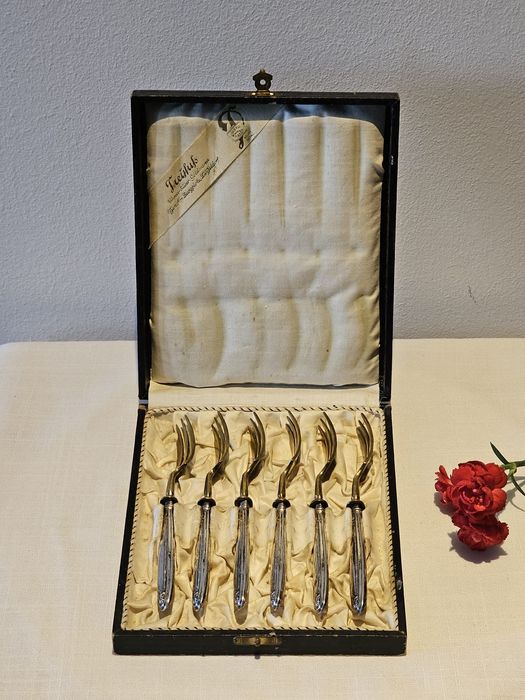 Widelczyki do ciasta ze srebra 800