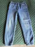 Spodnie jeansy joggery OCIEPLANE