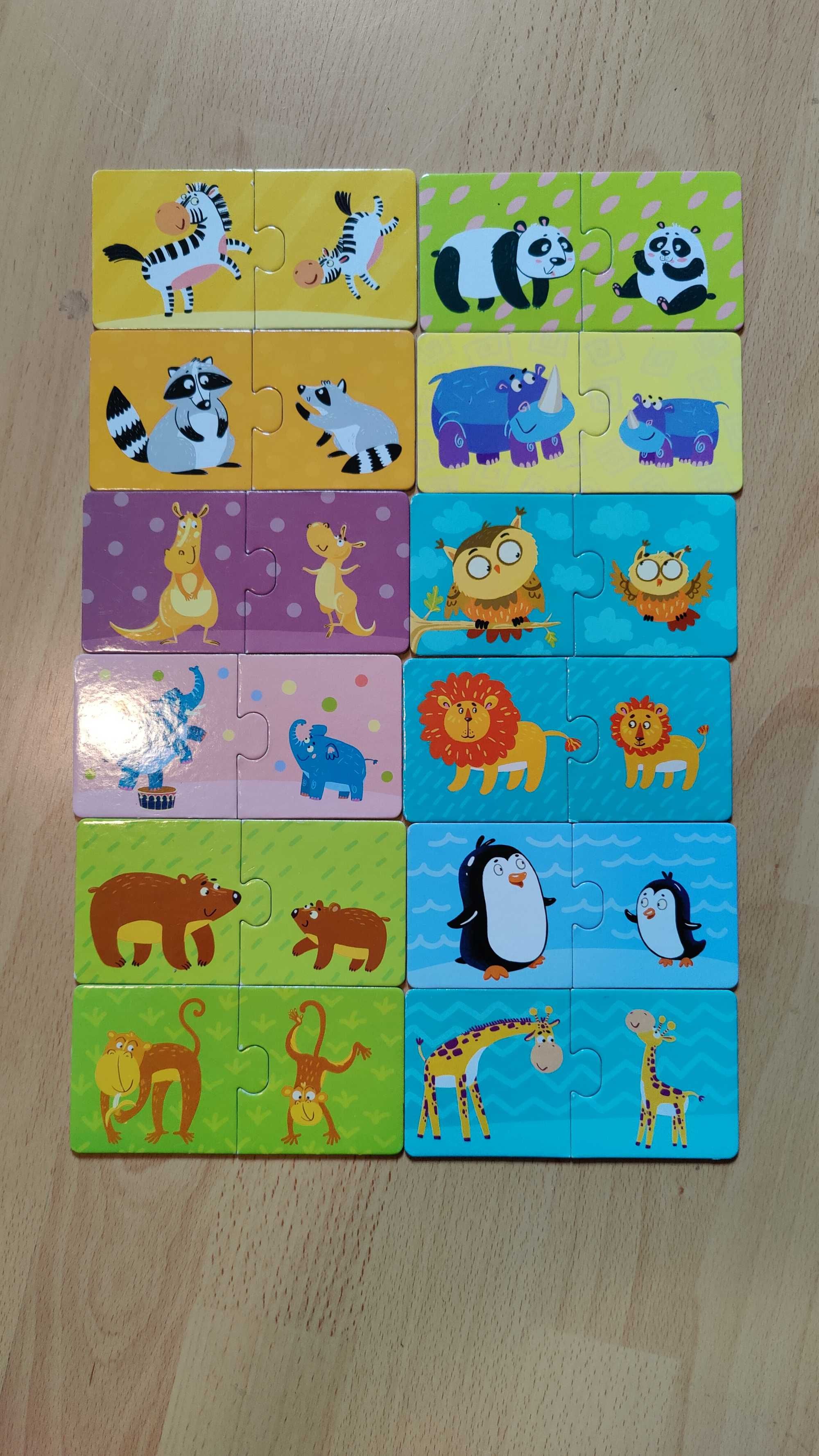 Puzzle dla najmłodszych dzieci - Dodo - 12 x 2 elementy