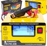 Prostownik MIKROPROCESOROWY Akumulatorowy 12V 24V PM-PM-50B PM0713