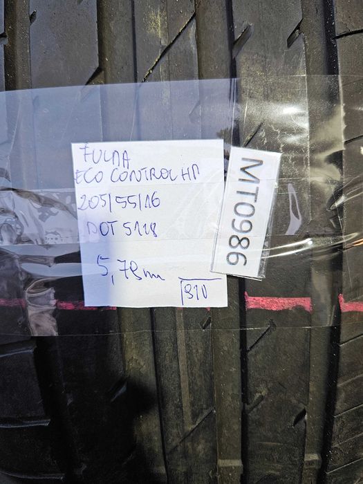 Fulda 205/55 r16 EcoControl HP /// 6mm!!! 2019r wysyłka