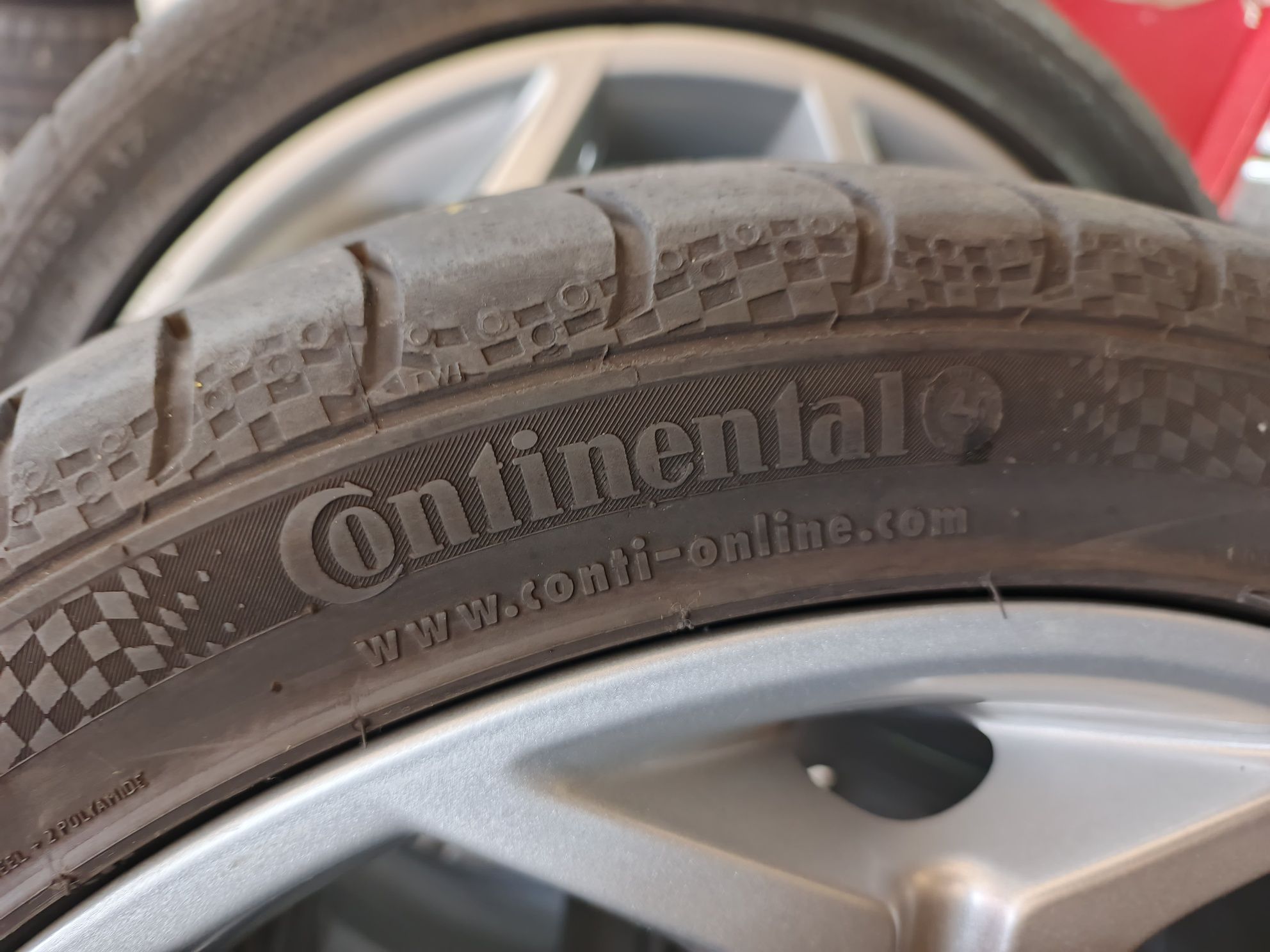 Felgi aluminiowe letnie oryginał Ford 4x108 Continental 205/45/17