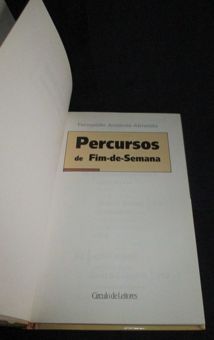 Livro Percursos de Fim-de-semana Fernando António Almeida