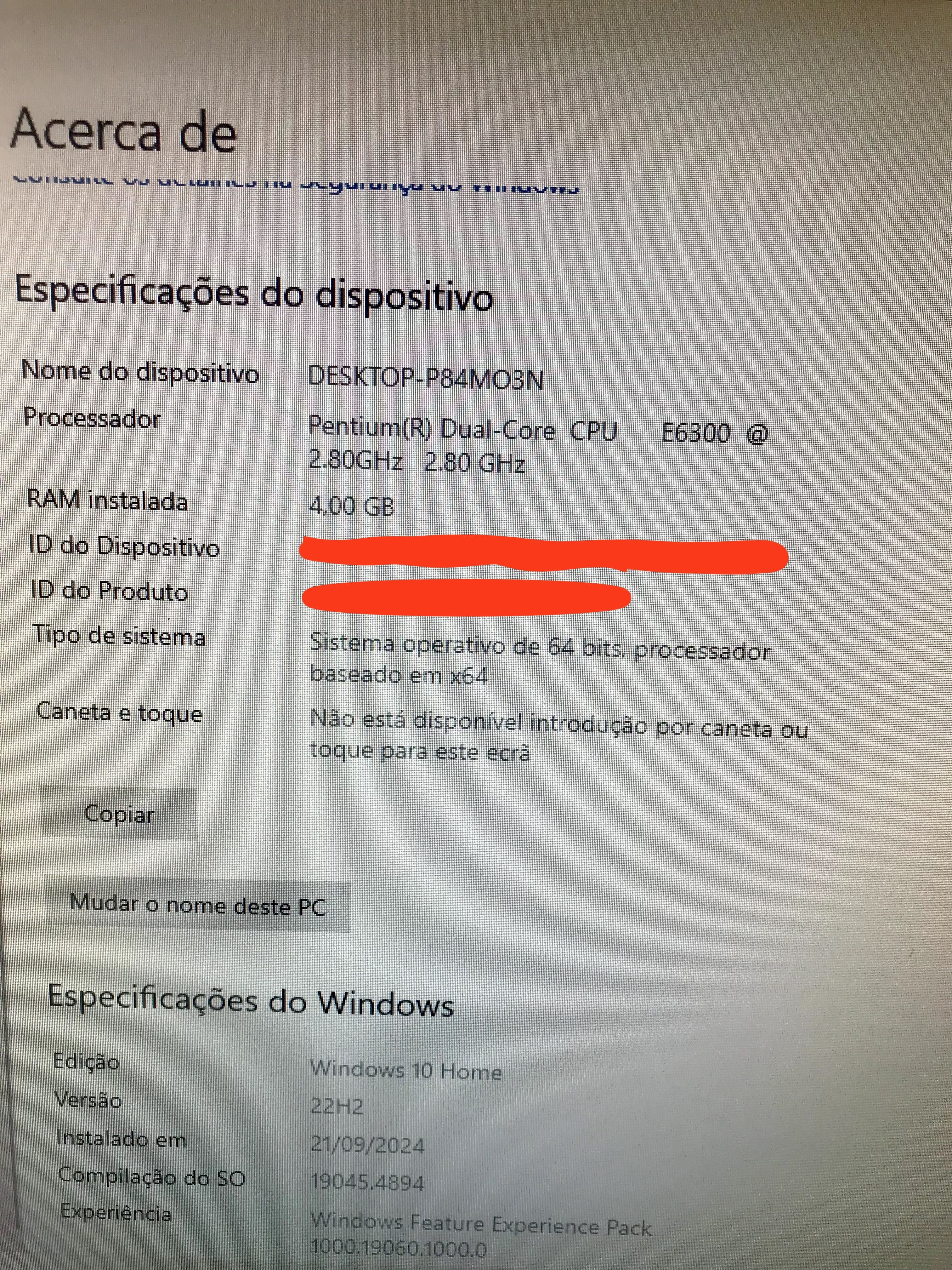 Desktop PC Compaq Presario Windows 10 *USADO*