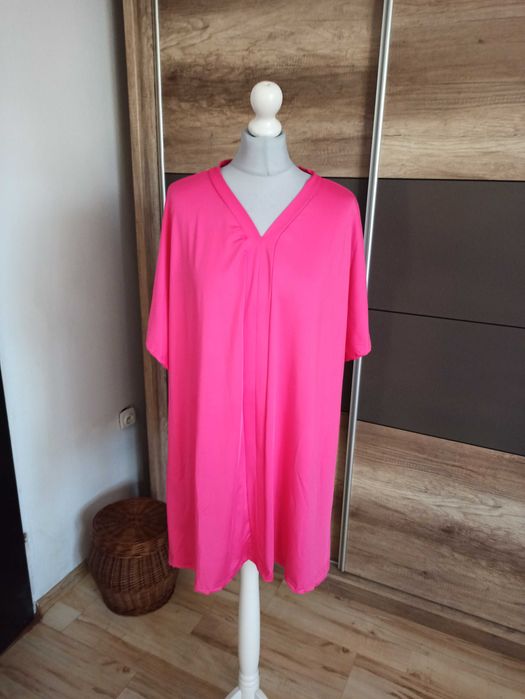 Różowy komplet oversize r. 42