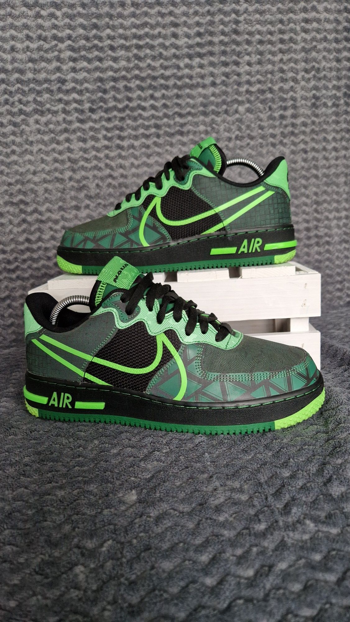 Nike Air Force 1 React QS Naija - rozm. 42,5 - sportowe buty AF1  MEN