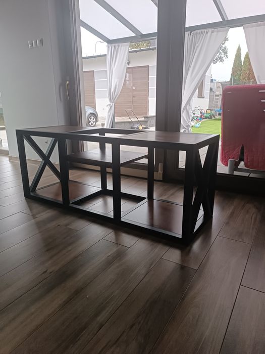 Regał loft duży stolik pod tv