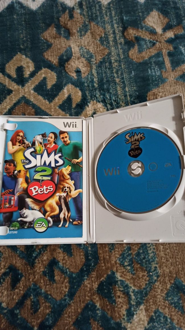 Jogo Nintendo Wii Sims 2 Pets e jogo Sims 3