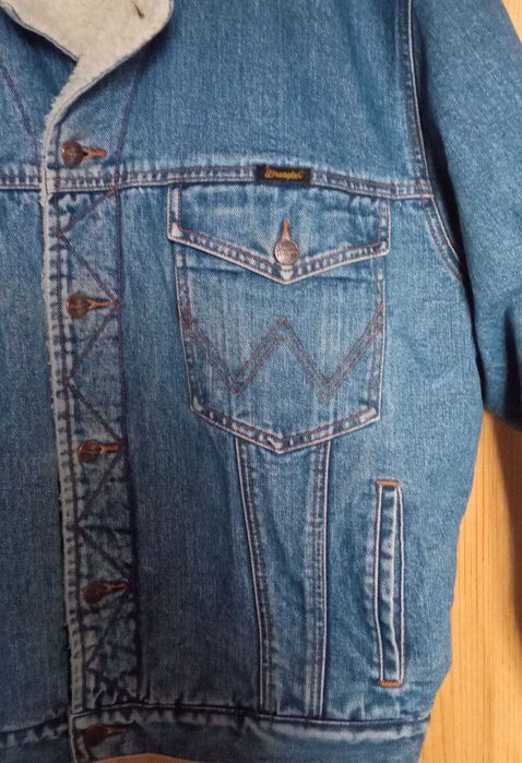 Чоловіча джинсова куртка / Шерпа Wrangler Western XL