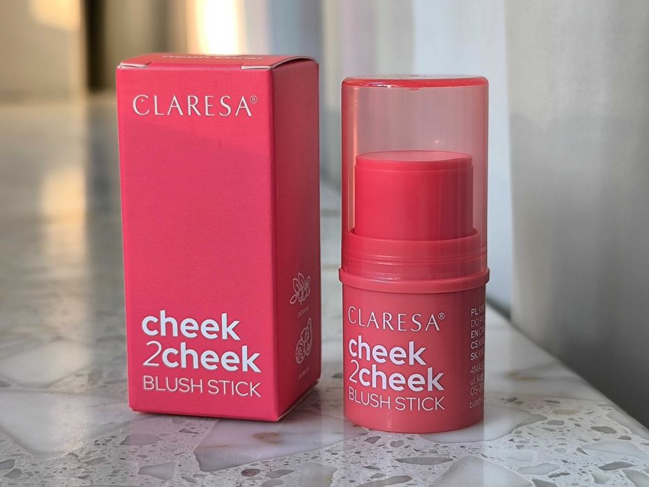 CLARESA Cheek2Cheek kremowy róż sztyft do policzków 02, 5.5 g (nowy)