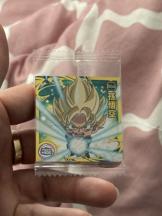 Karta kolekcjonerska Goku daima dragon ball