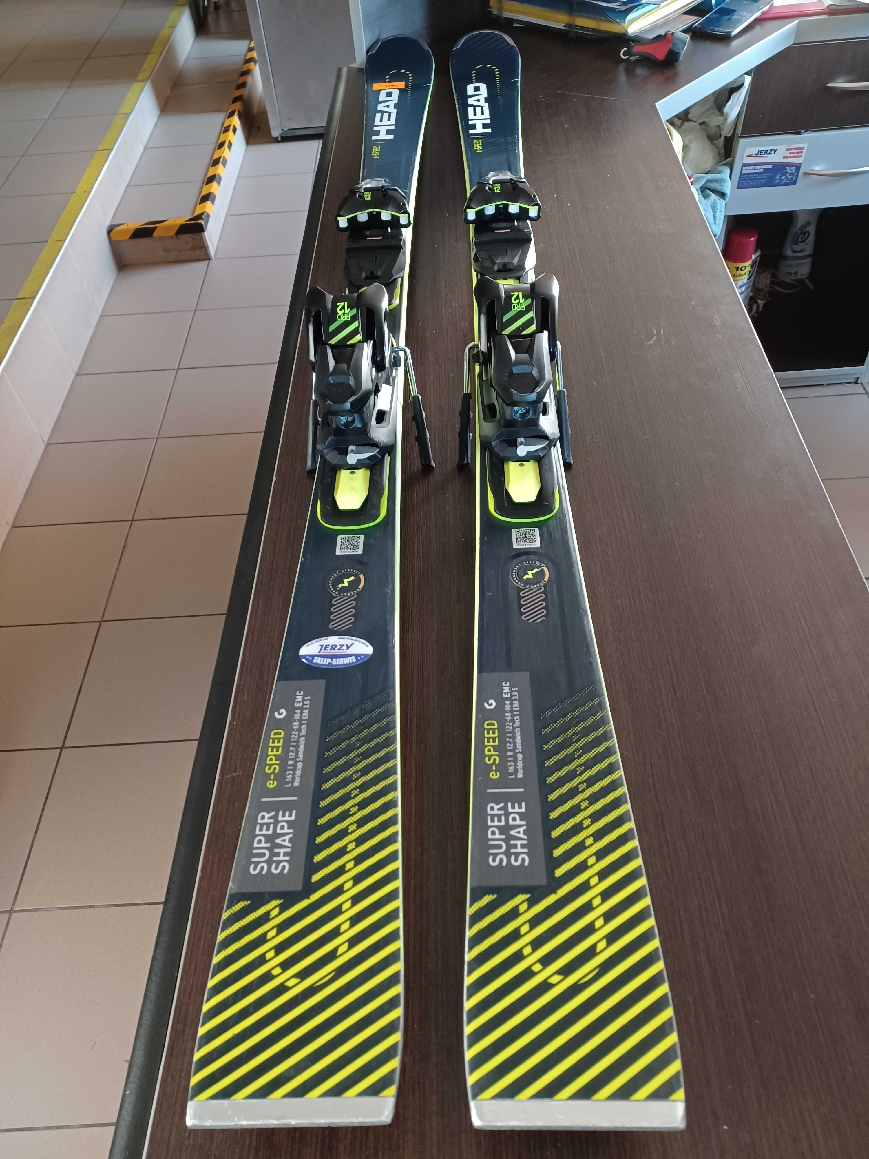 Narty HEAD Super Shape e-speed 163cm N-53