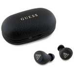 Słuchawki Bluetooth Guess Grained Classic Logo TWS + stacja dokująca -