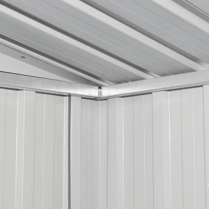 Abrigo de Jardim Metálico 194x121x181 cm – Compacto e Resistente