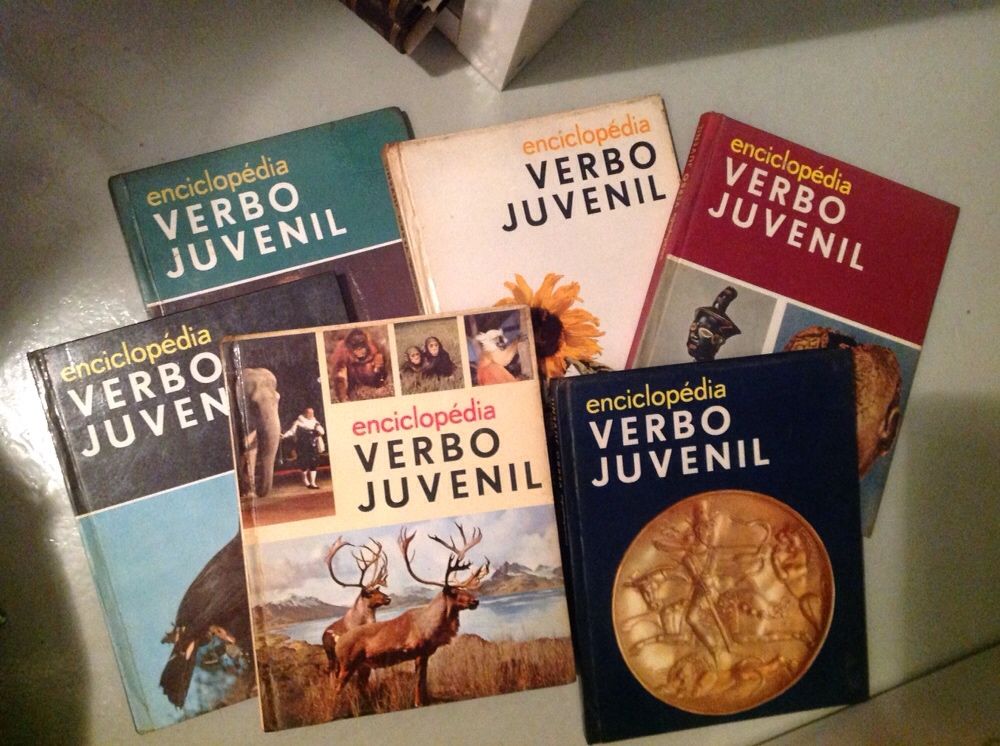 Enciclopédia Verbo Juvenil,8 livros ,vários temas