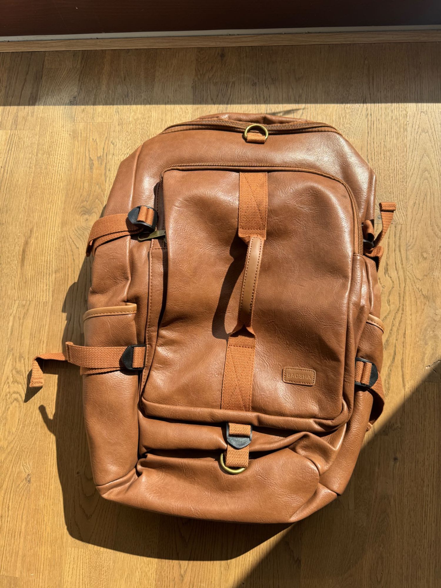 Plecak wytrzymały stylowy vintage BAOSHA HB-26 NOWY