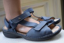 кожаные босоножки сандали сандалии Finn Comfort Antistress р. 41 27 см