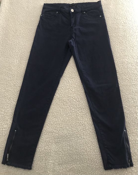 Calças sarja, senhora, 38, MO