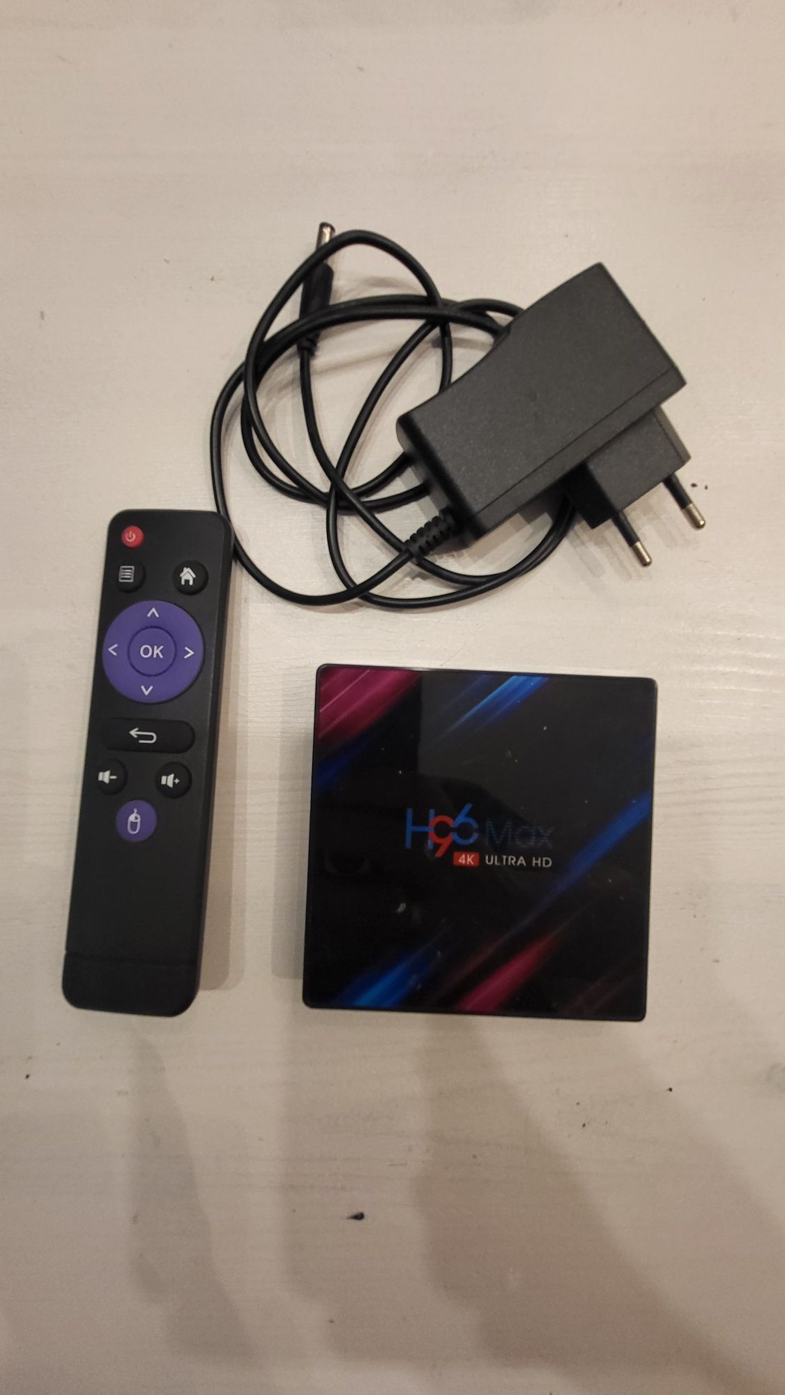 Smart tv H96 max 4k ultra hd