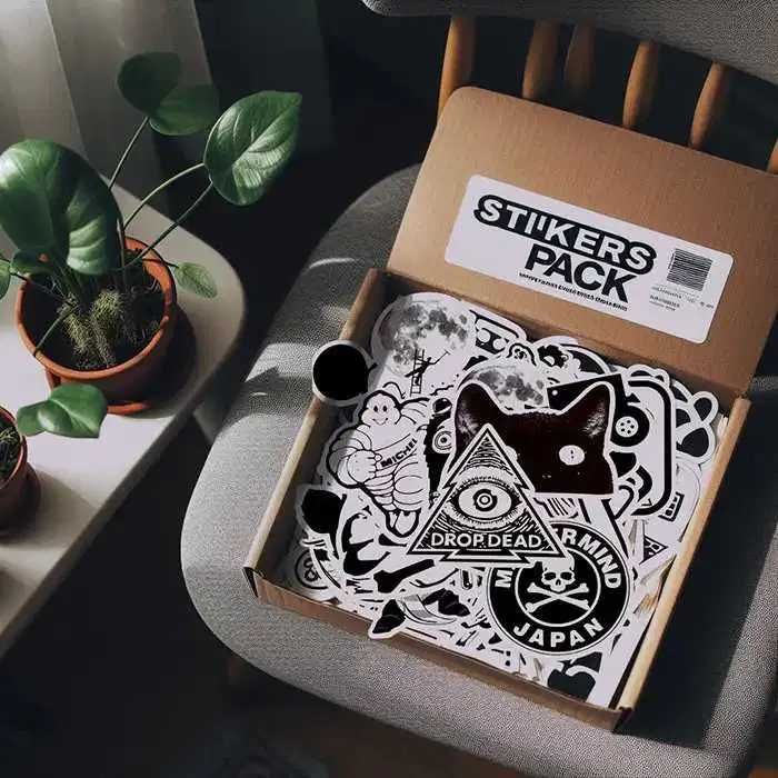 50 шт. Виниловые стикеры, наклейки, водонепроницаемые, для ноутбука