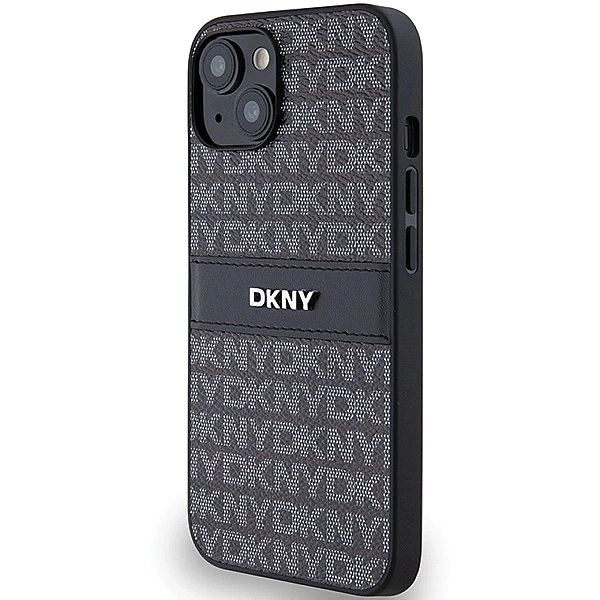 Etui DKNY Leather Mono Stripe & Metal Logo na iPhone 15 Plus / 14 Plus