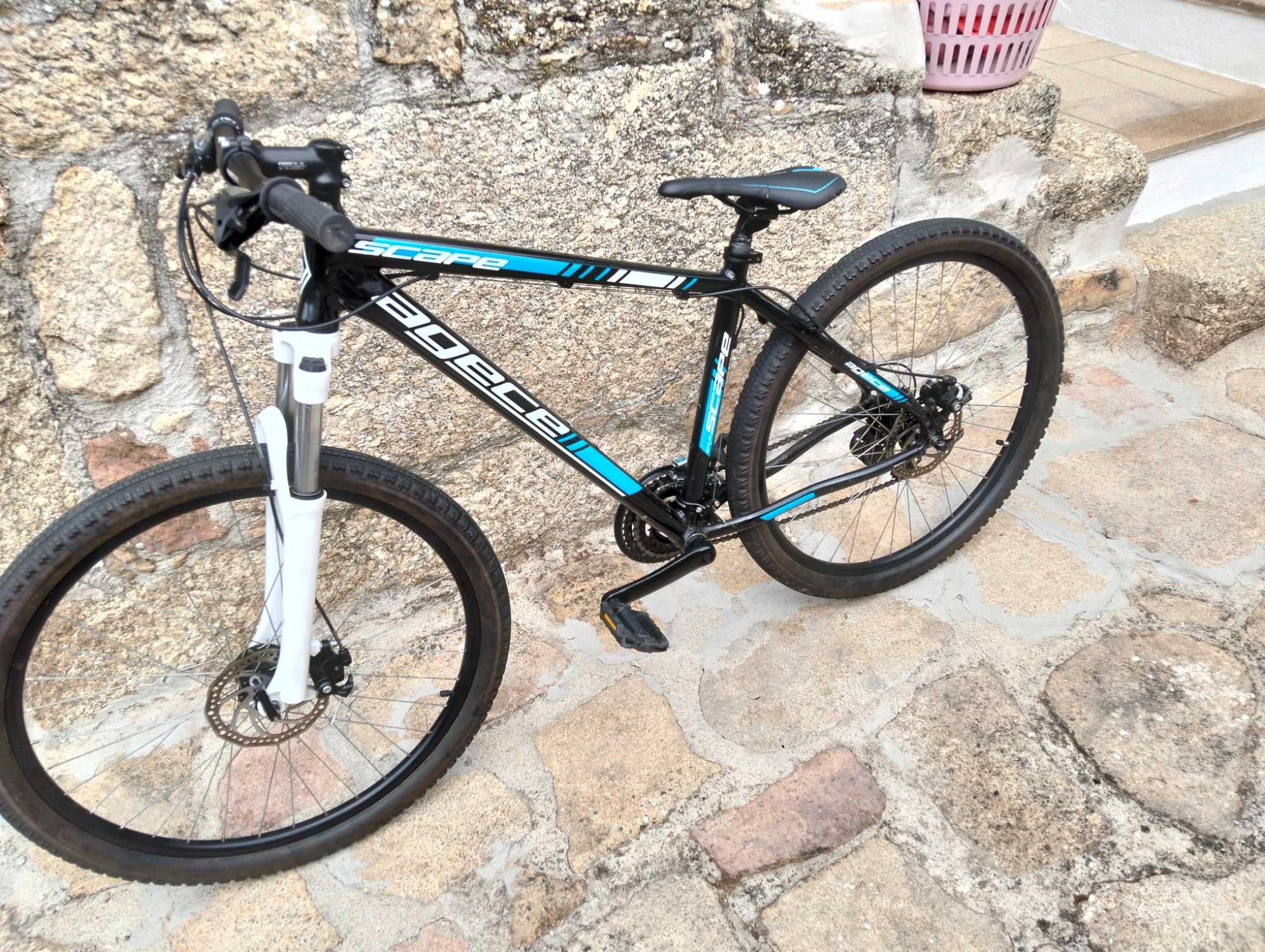 Bicicleta montanha marca scape agence 7 velocidades