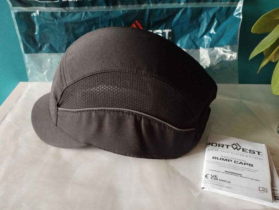 Kasko/czapka Portwest PS69 AirTech z małym daszkiem czarny