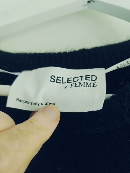 Sukienka  sweterwełniana selected femme alpaka xs