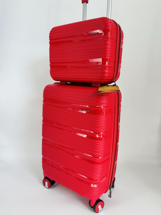 Nowy zestaw walizka i kuferek policarbon/ walizki