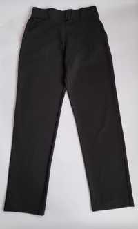 Czarne eleganckie spodnie damskie rozmiar XS leafstory