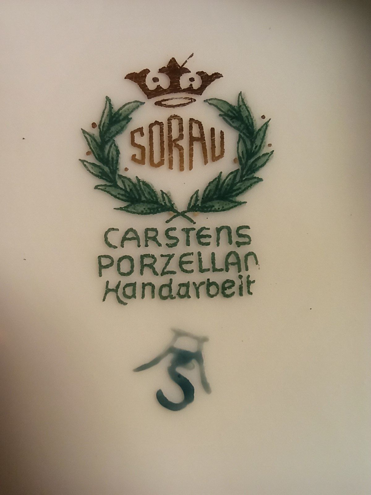 Porcelana SORAU Carstens Złoty Serwis Kawa Herbata 24 K Idealny Stan