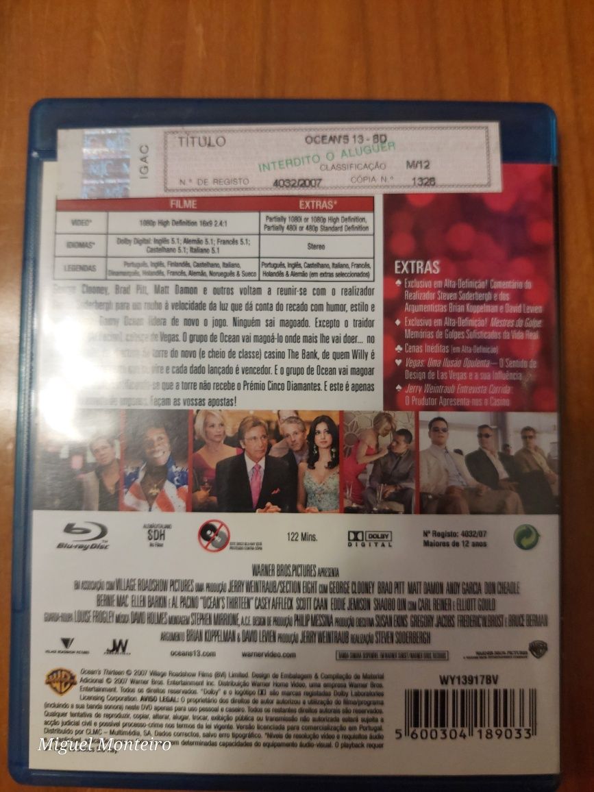 Blu ray Oceans 13