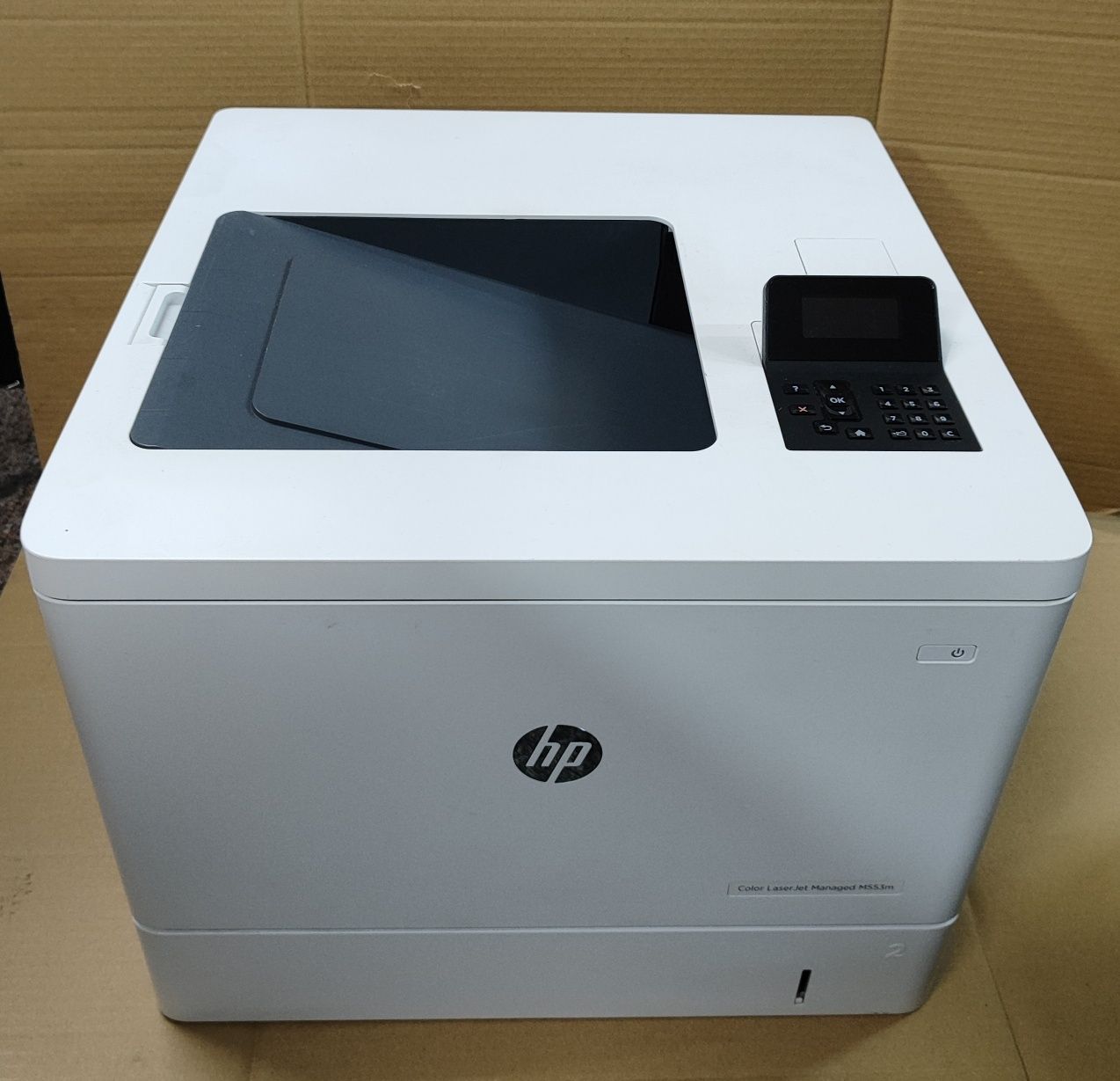 Принтер HP Color LaserJet Managed M553dn + комплект першопрохідних кар