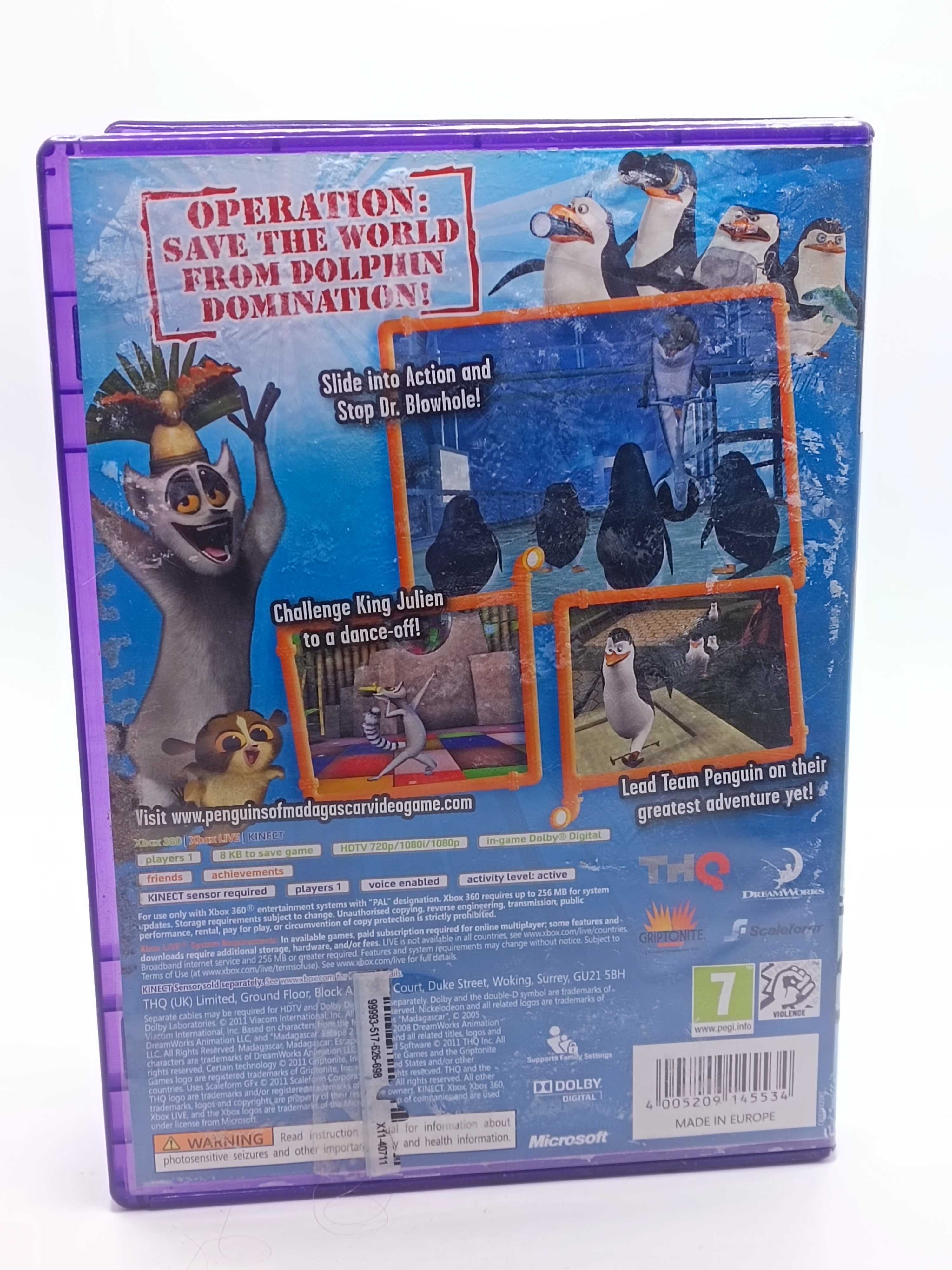 GRA The Penguins of Madagasca dr. Blowhole Na Xbox360 376/04/25s