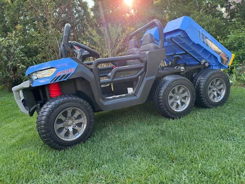 Traktor GATOR na akumulator dla dzieci z podnoszonym elektrycz. kiprem