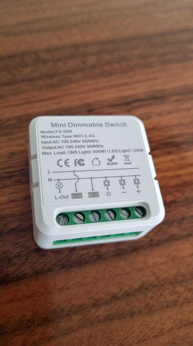 Módulo Mini Dimmable Switch Wi‑Fi Tuya / Smart Life