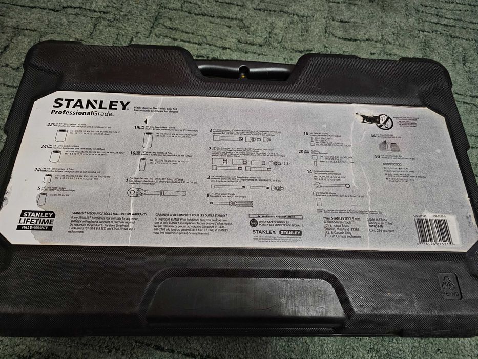 Stanley набор ключів 274шт / Оригінал з США / Ручний інструмент