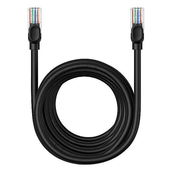 Kabel Ethernet Baseus High Speed Cat 5 Rj-45/1000Mb/s 8m okrągły - cza