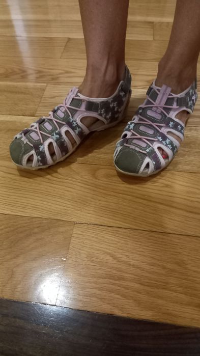 sandália sapatilha geox