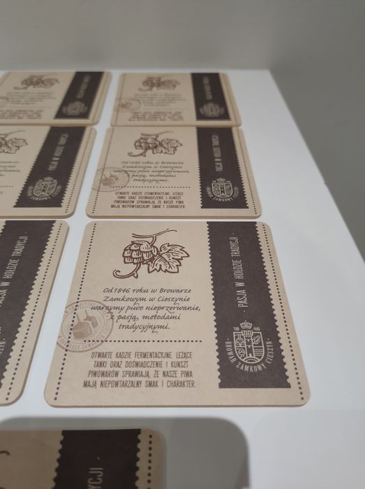 Podkładki pod kubek 7 sztuk zestaw