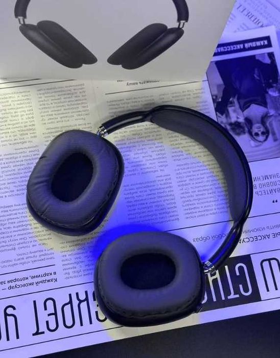 Епл Аірподс макс чорні Навушники бездротові|Беспроводные наушники