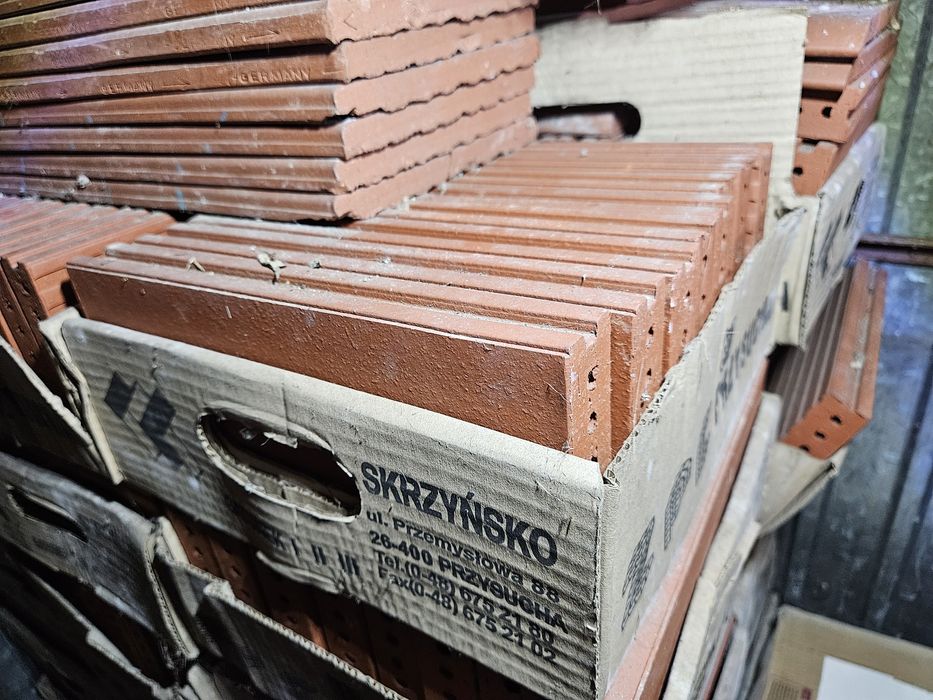 Płytki klinkierowe, parapet itp