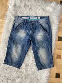 Spodenki męskie dżinsowe jeansowe niebieskie krótkie
