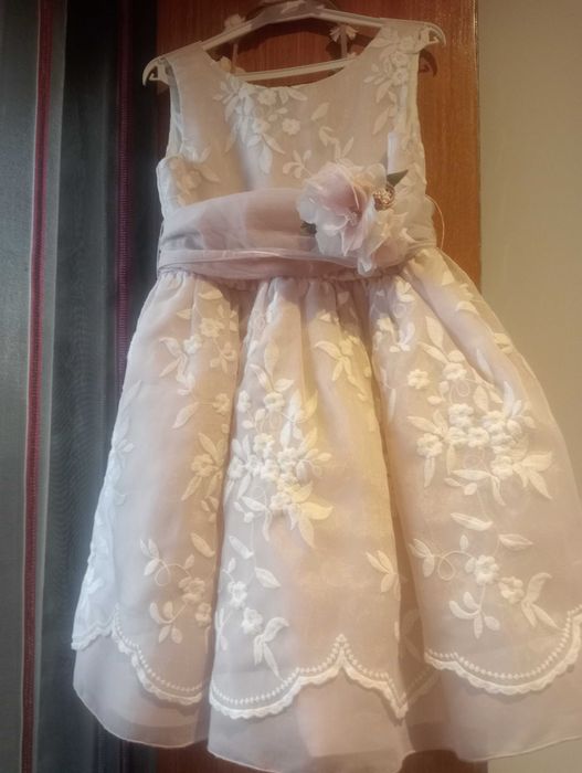 Vestidos comunhão rosa para menina
