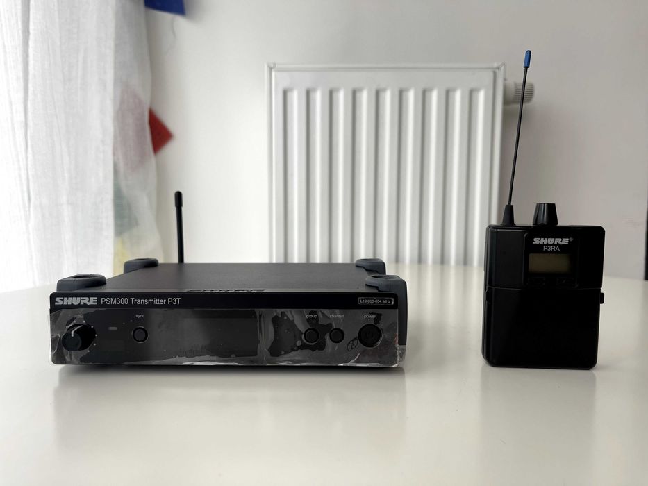 SHURE PSM300 -Stereofoniczny system odsłuchu osobistego + Se215