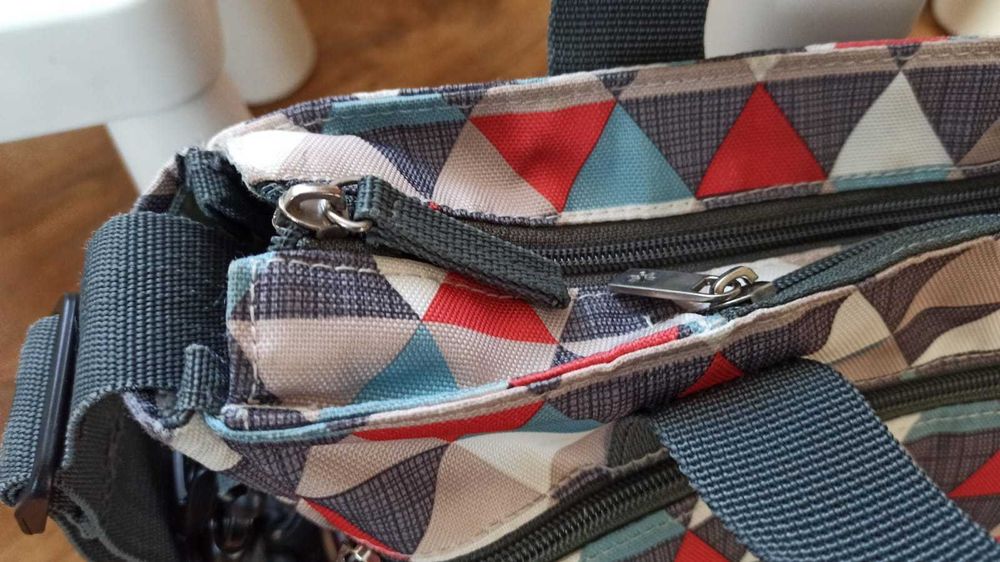 Torba do wózka M-ki "Skip Hop Duo" Signature Triangles zestaw z matą