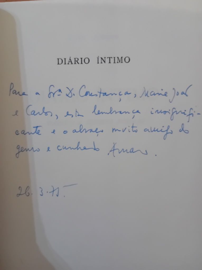 Diário Íntimo " Luis Amaro "