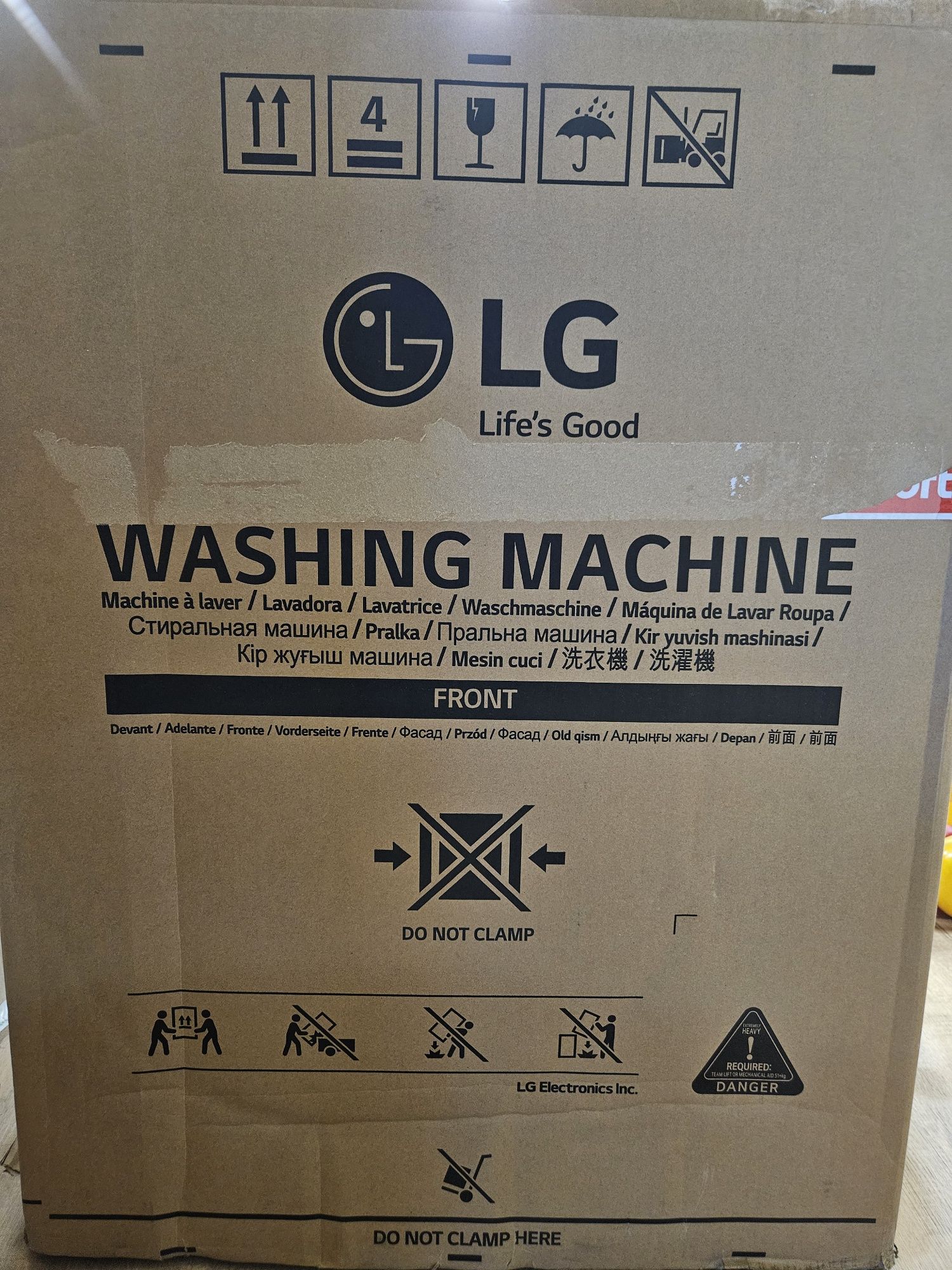 Máquina de Lavar Roupa LG 8Kg - Branca - 1200 Rpm - Nova c/garantia