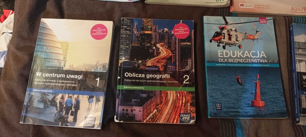 Podręczniki 1/2/3 klasa liceum/technikum